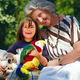 Image for article titled Human Affection Now Available Only From Grandparents, Down Syndrome Children
